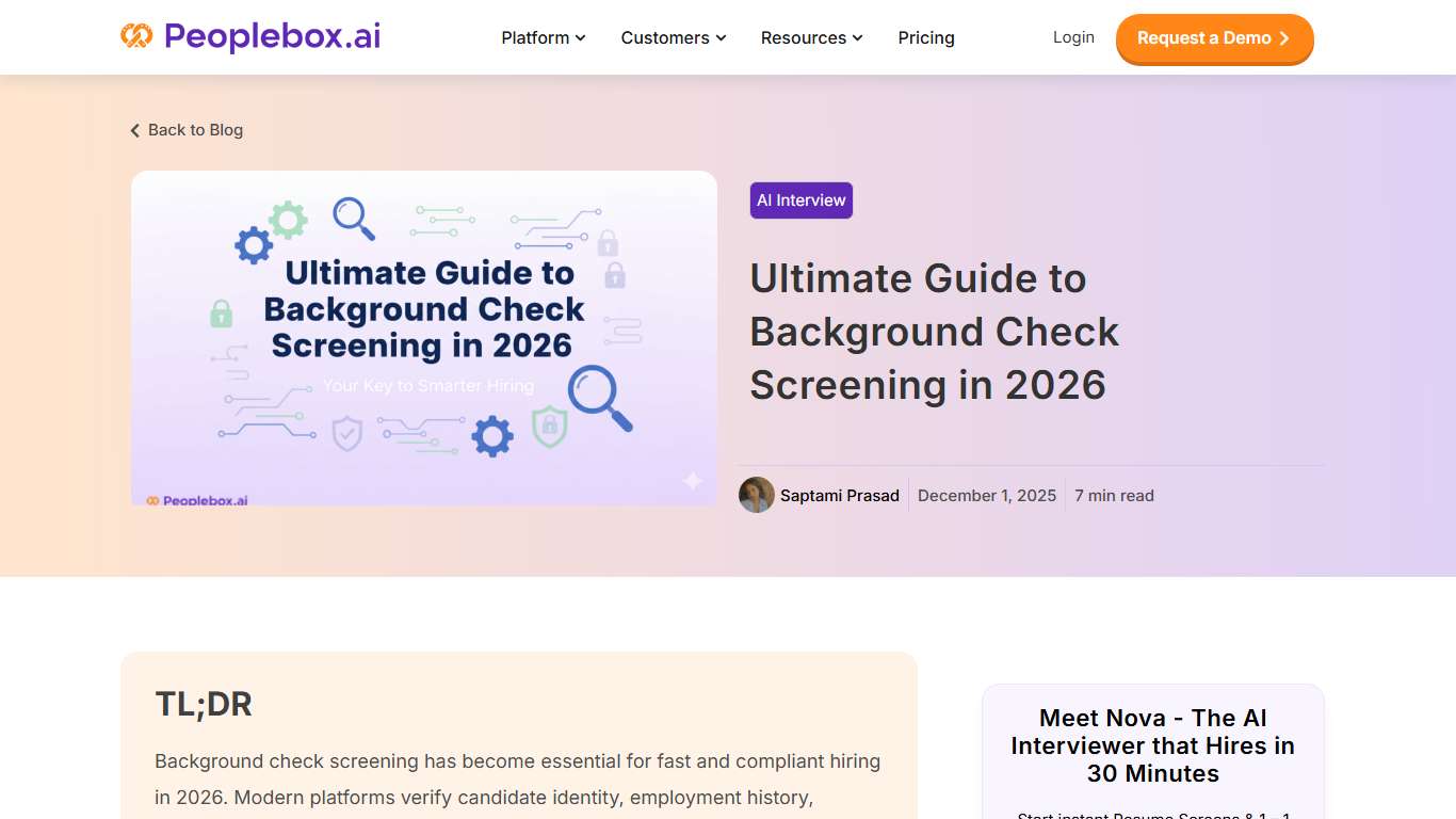 Ultimate Guide to Background Check Screening in 2026